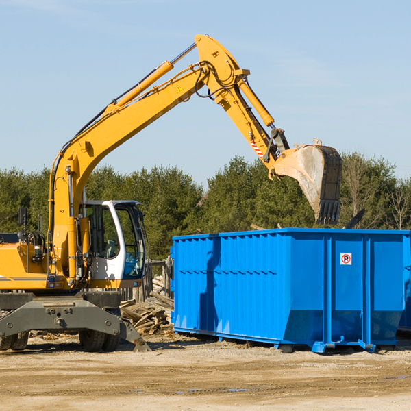 are there any restrictions on where a residential dumpster can be placed in Dighton Kansas